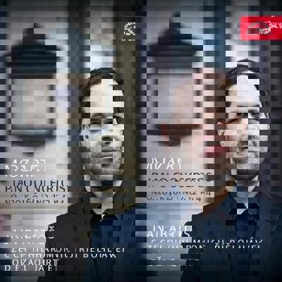 Cover CD: Jan Bartoš - Mozart klavírní koncerty, PKF, Jiří Bělohlávek