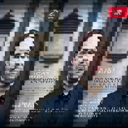 Cover CD: Jan Bartoš - Mozart klavírní koncerty, PKF, Jiří Bělohlávek