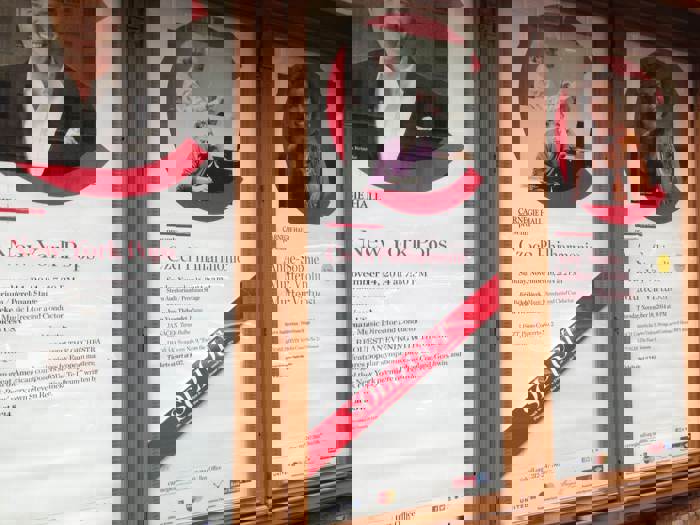 A poster for the Carnegie Hall concert