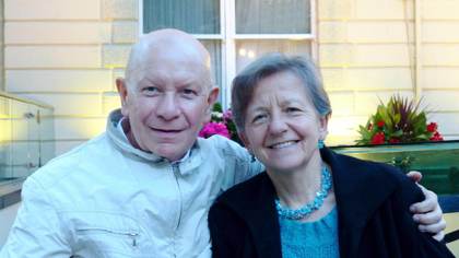 Jiří Bělohlávek with his wife Anna | Photo Alexander Goldscheider