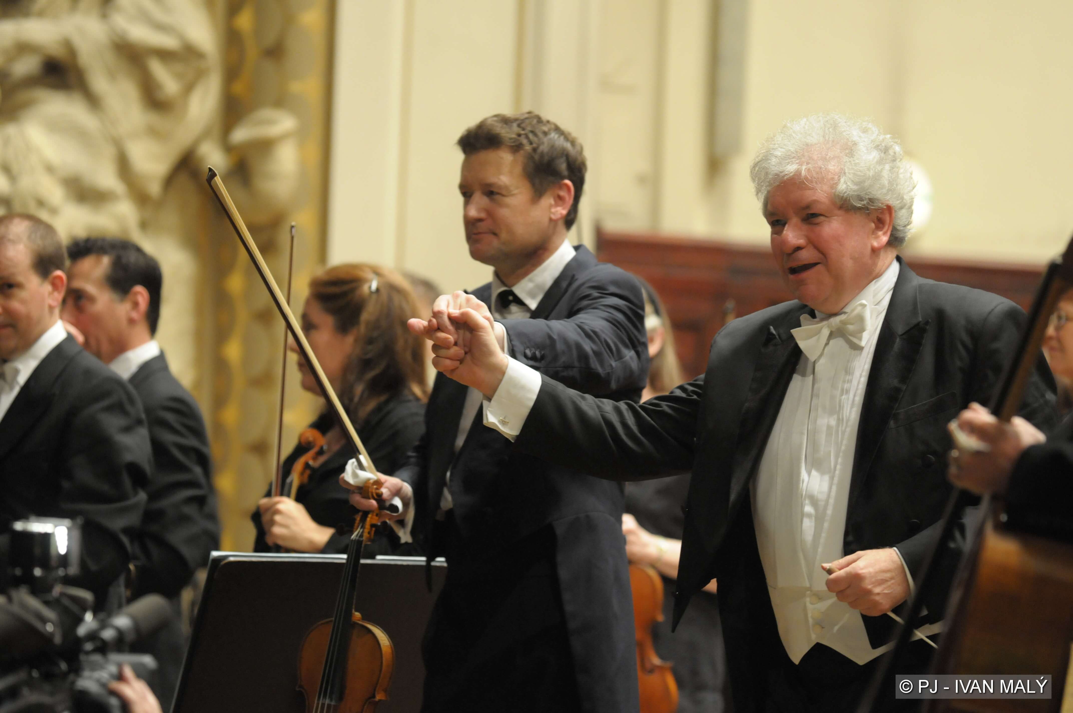 Jiří Bělohlávek with Ivan Ženatý | Photo Ivan Malý