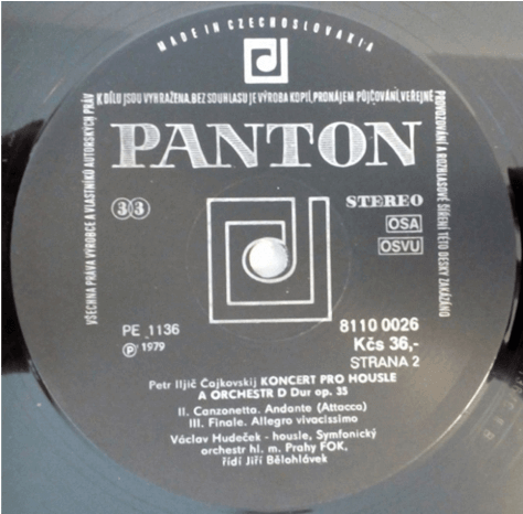 CD cover: FOK, Václav Hudeček a Jiří Bělohlávek
