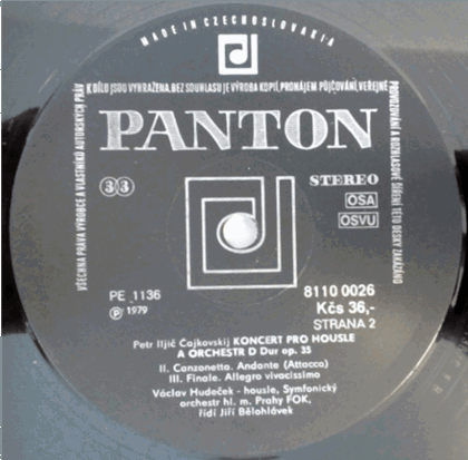 CD cover: FOK, Václav Hudeček a Jiří Bělohlávek