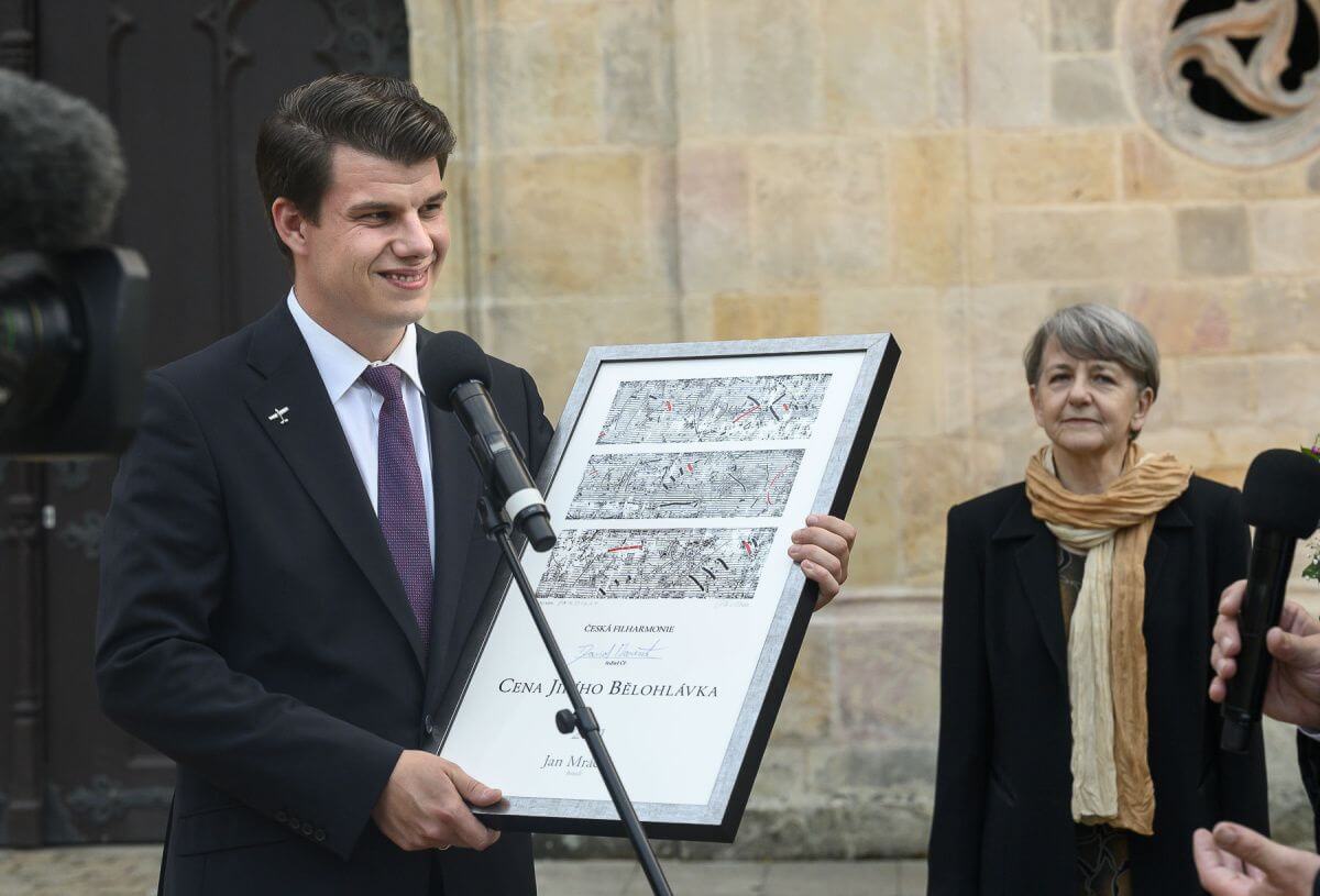 Houslista Jiří Mráček, laureát ceny Jiřího Bělohlávka pro rok 2021