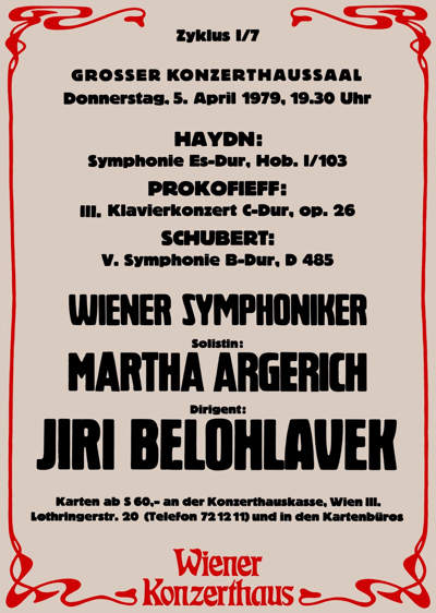 Hostování Jiřího Bělohlávka u Vídeňských symfoniků