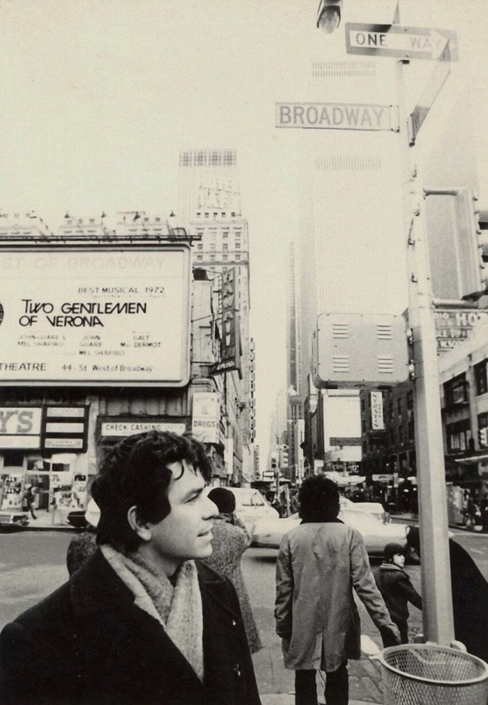 Jiří Bělohlávek having a walk on Manhattan