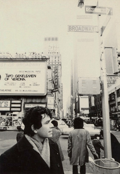 Jiří Bělohlávek having a walk on Manhattan