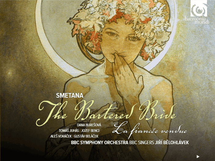 CD cover: Berřich Smetana – Prodaná nevěsta