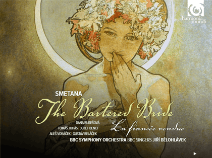 CD cover: Berřich Smetana – Prodaná nevěsta