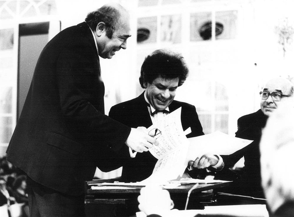Jiří Bělohlávek a dirigent Zdeněk Košler
