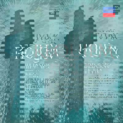 Cover CD: Česká filharmonie a Jiří Bělohlávek – Antonín Dvořák, Requiem, Biblické písně, Te Deum