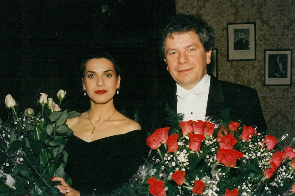 Jiří Bělohlávek a mezzosopranistka Dagmar Pecková
