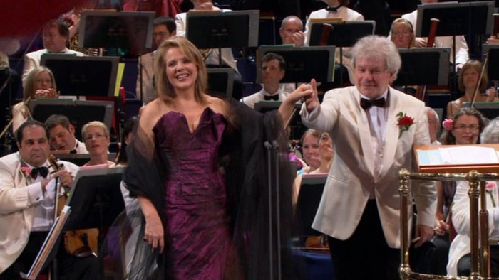 Renée Fleming a Jiří Bělohlávek na Last Night of the Proms v roce 2010