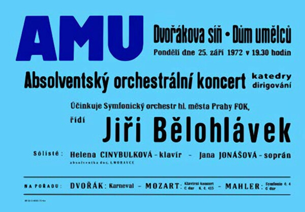 Jiří Bělohlávek’s Graduation Concert