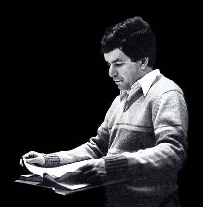Jiří Bělohlávek studying