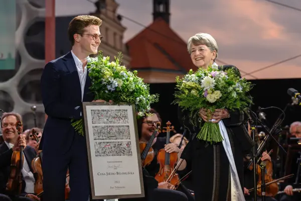 Tenorista Petr Nekoranec a Anna Fejérová