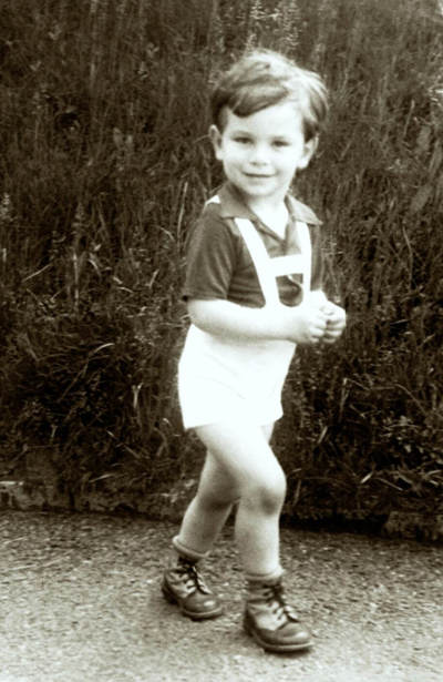 Jiří Bělohlávek at the age of three